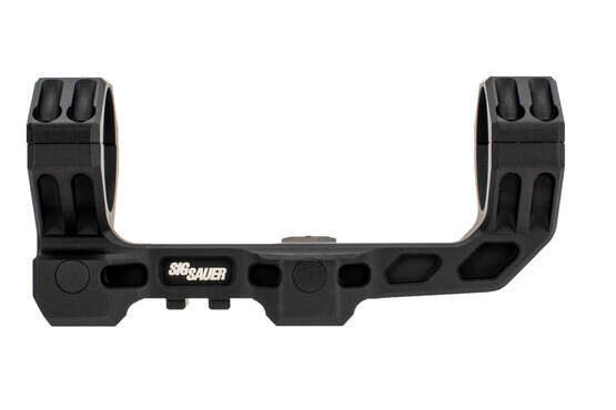 SIG Alpha3 30mm scope mount features a cross bolt design for picatinny rails